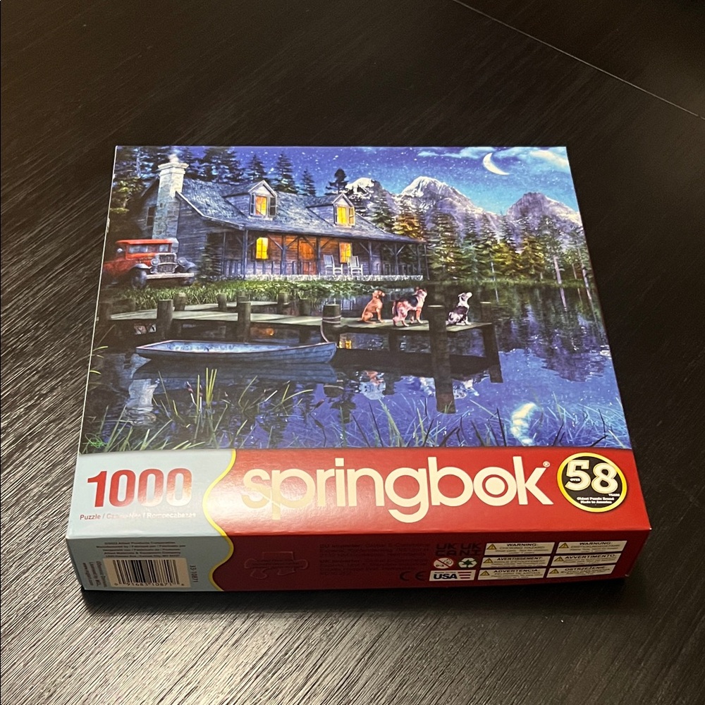 Springbok Lakeside Cabin 1000-Piece Puzzle